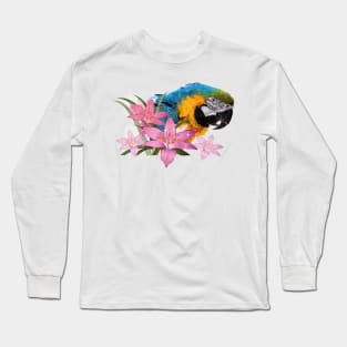 Blue and yellow macaw Long Sleeve T-Shirt